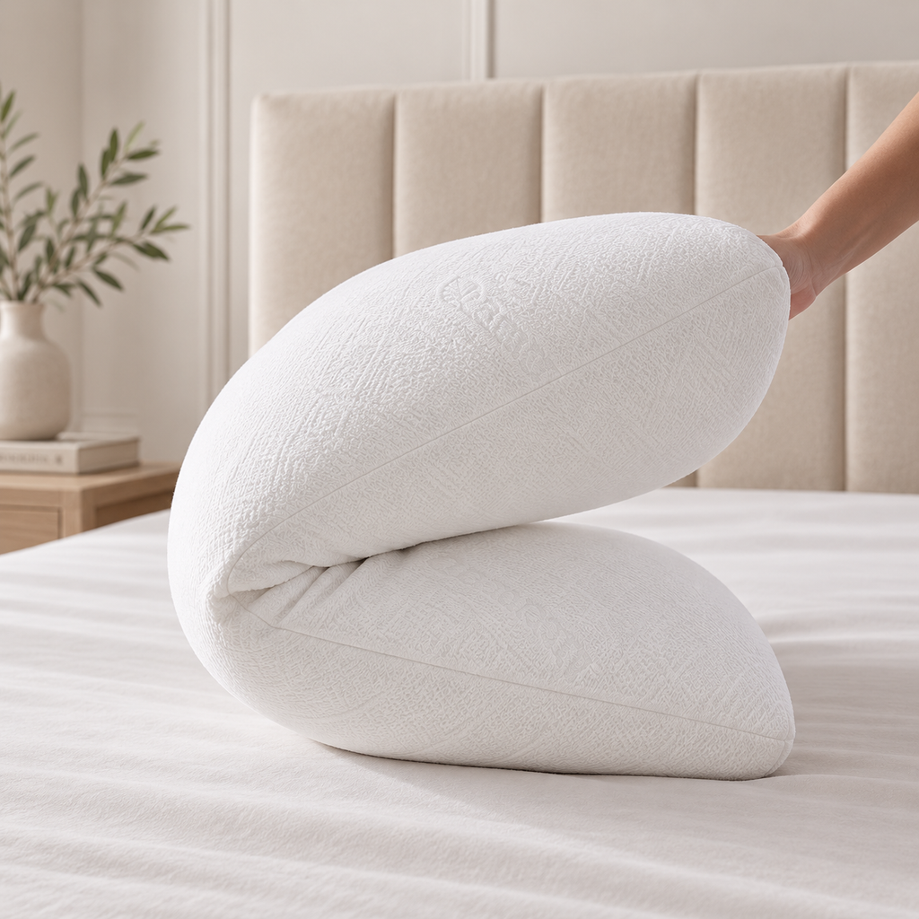 Almohada De Espuma Elástica Con Tela De Refigeración