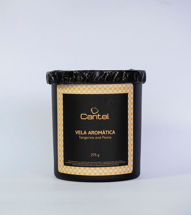 Vela Mandarina Peonia