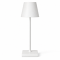 Lámpara De Mesa Recargable Blanco