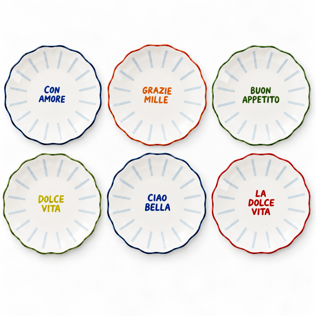 Set de 4 platos La Dolce Vita