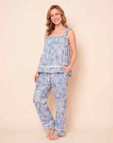 Pijama "Xxl" Tiras Y Bobos Flores 1