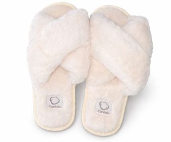 Pantufla Afelpada "10" 42-43 Blanca