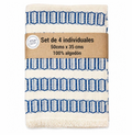 Set De 4 Individuales Ovalos Azul