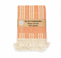 Set De 4 Individuales Naranja