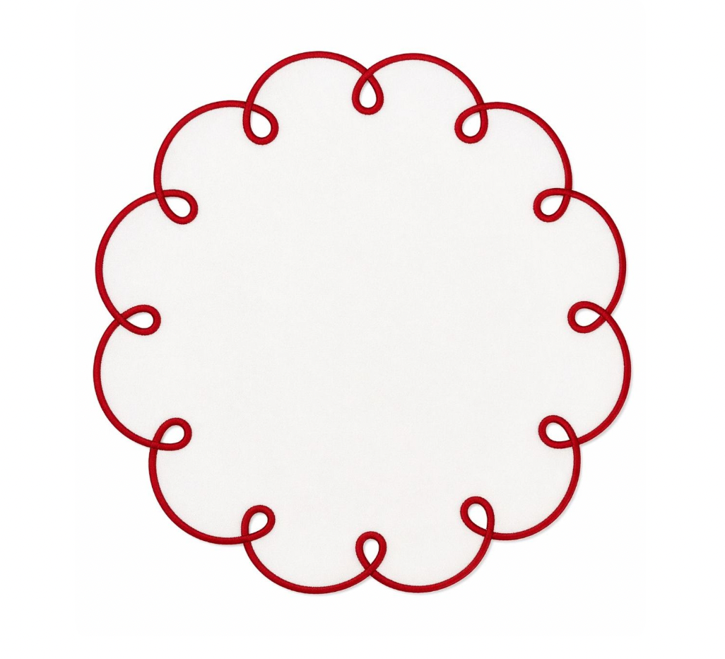Individual Impermeable Borde Rojo