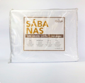Juego De Sábanas Satin 300Th 100% Algodón King Color Blanco