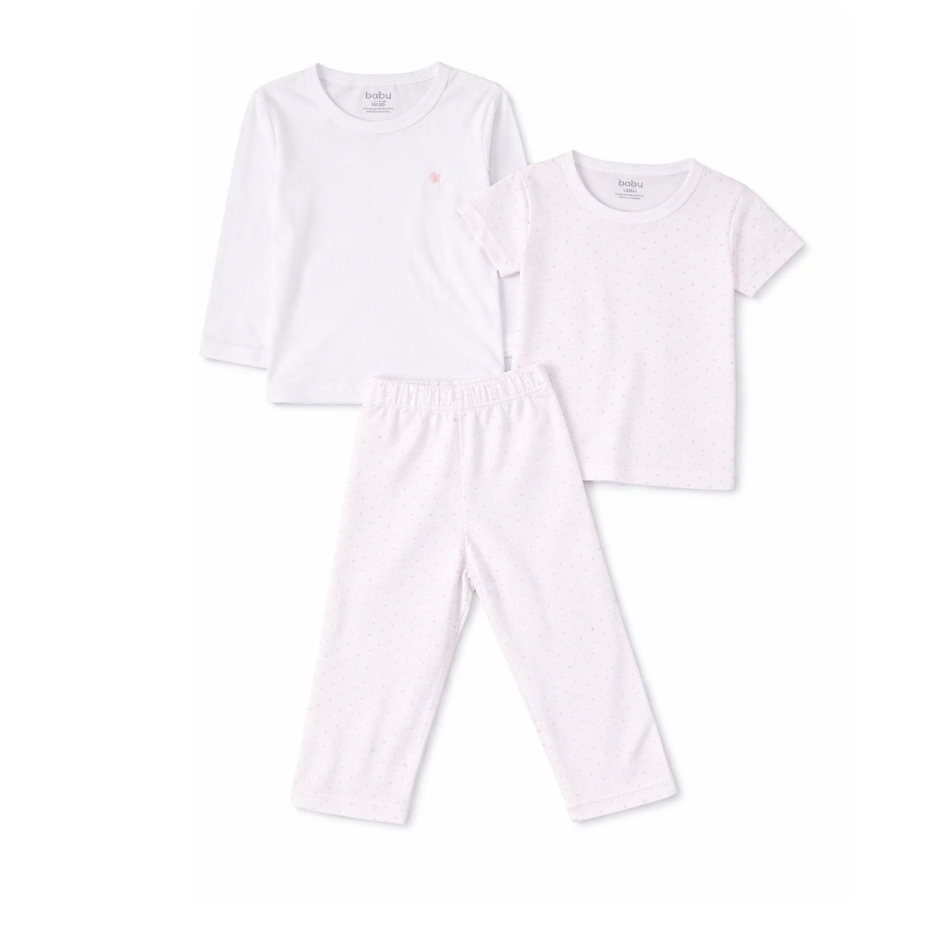 Pijama para Bebé Puntos Rosas