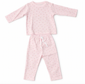 Pijama P/Bebe Corazones Y Rayas Rosa