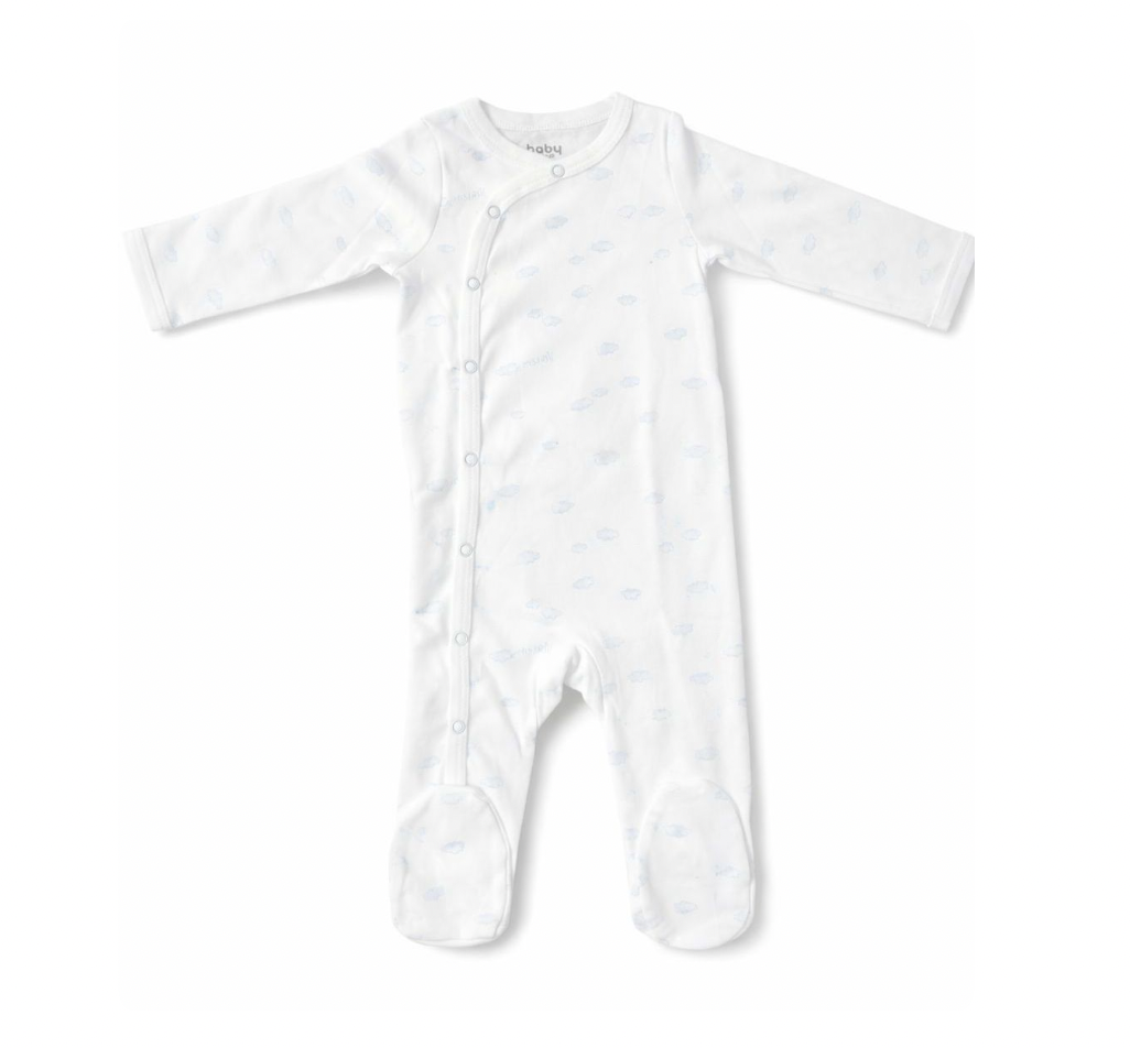 Enterizo para Bebe Nubes Celeste