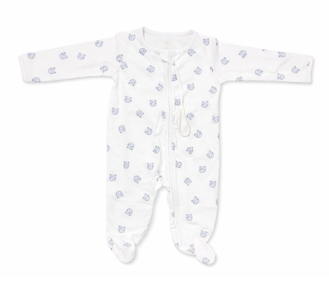 Enterizo Bebe Osos Celeste