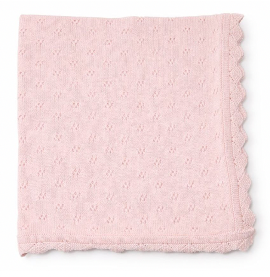 Swaddle para Bebe Rosa Orilla Rombos