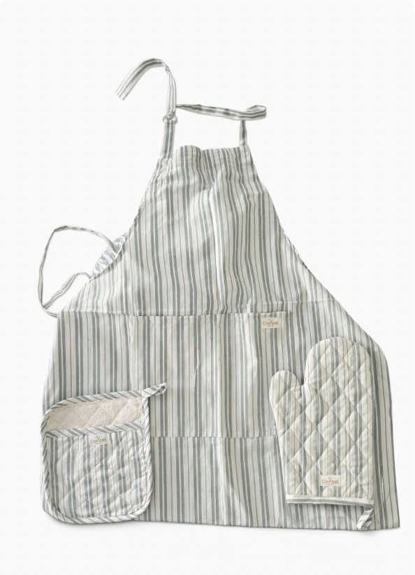Set Chef De Cocina Musgo Claro