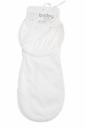 Set De Babero Y Portababa  Bies Blanco