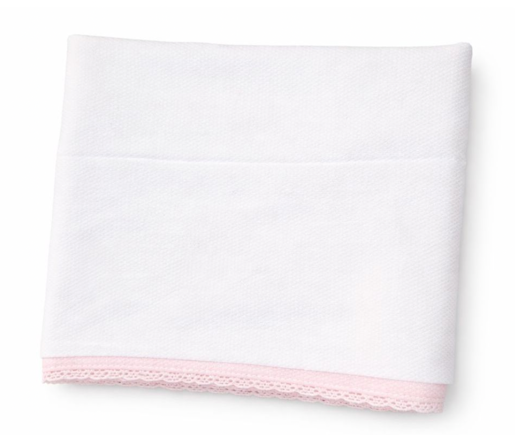 Pañal Blanco Con Tira Rosada