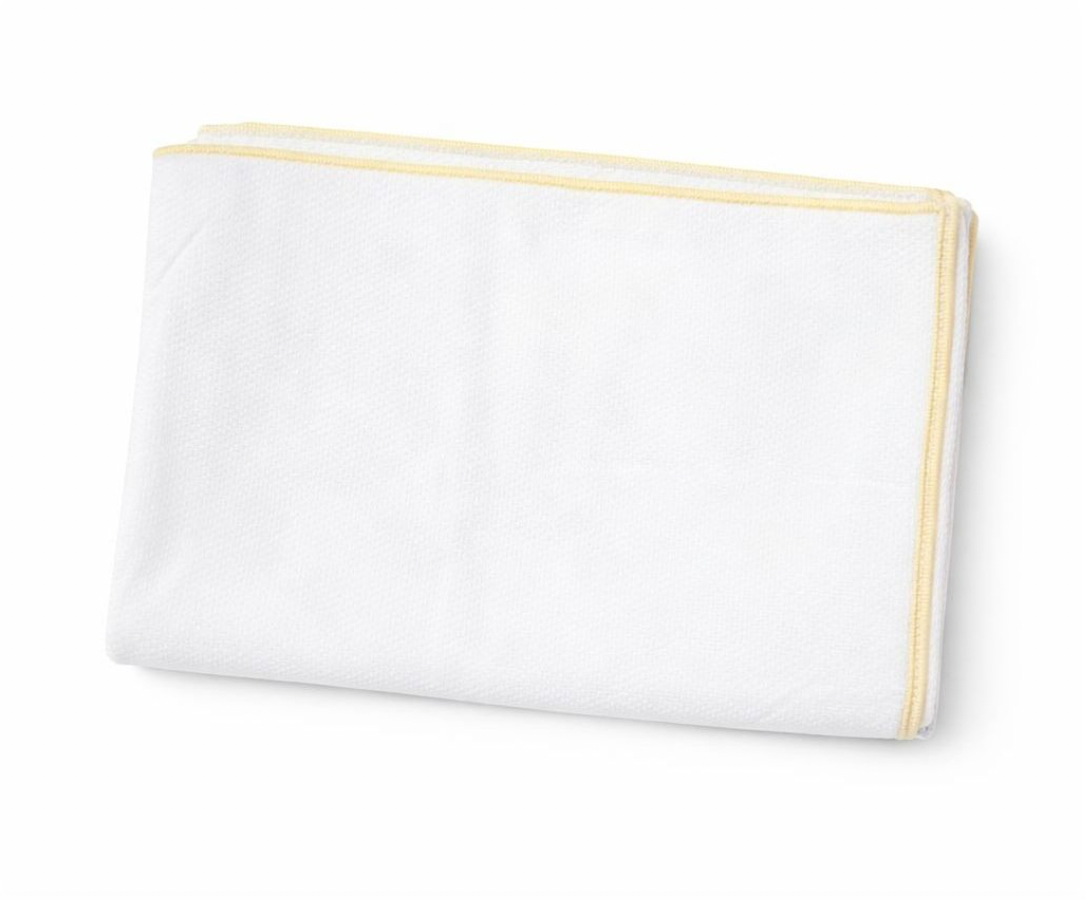 Pañal Blanco Borde Amarillo