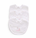 Tripack Baberos Star Rosa
