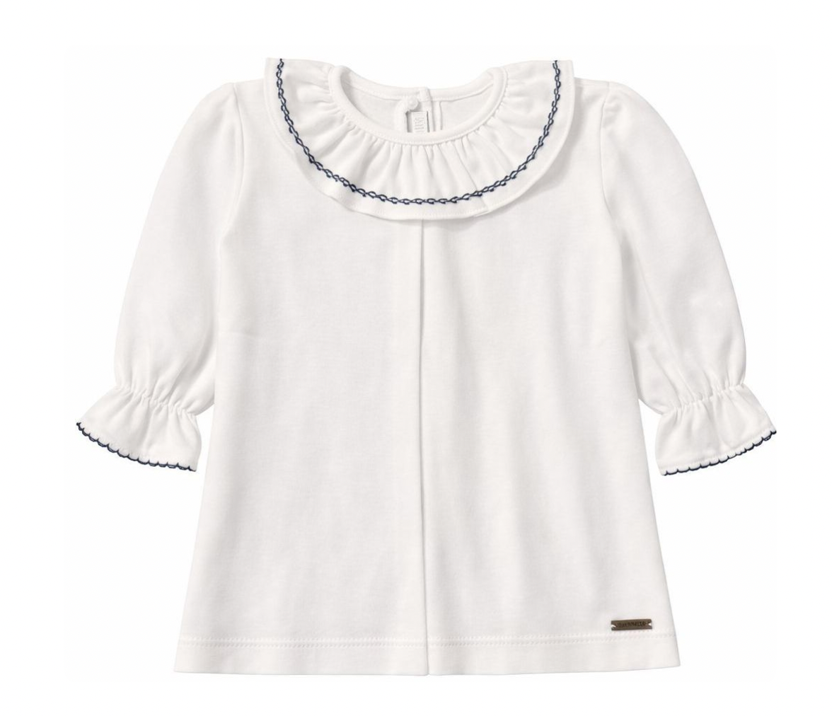 Polera Sara Borde Azul