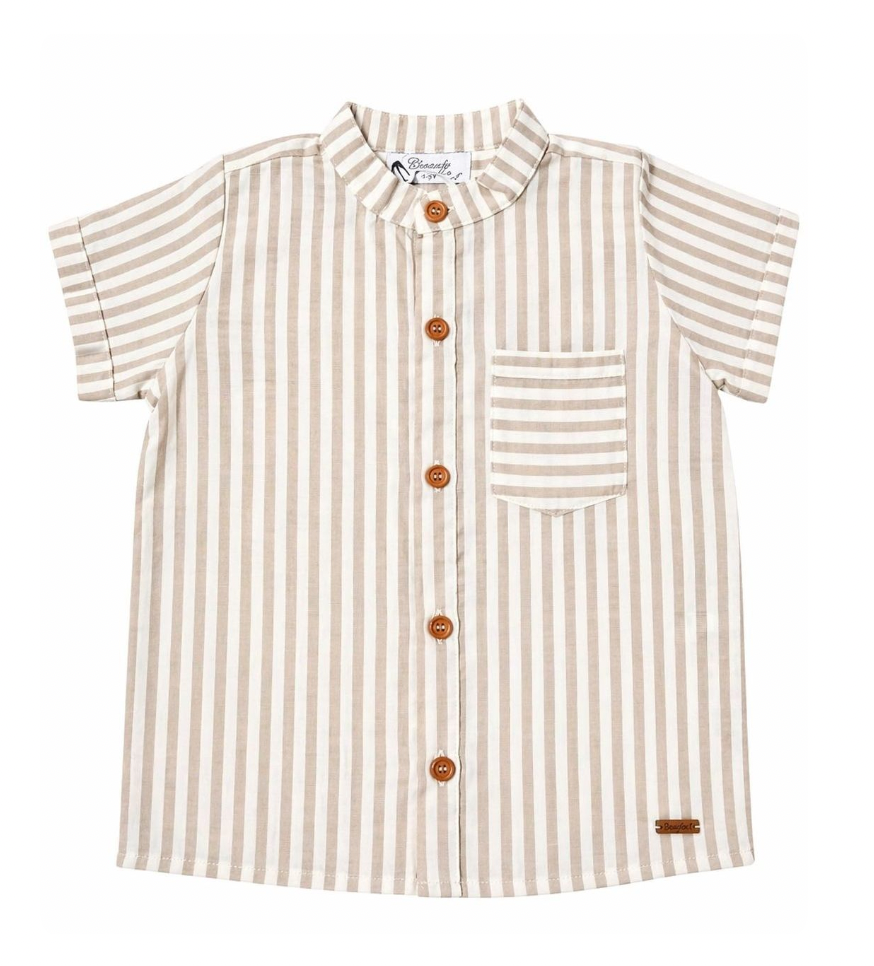 Camisa Daniel Rayas Beige