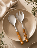 Set De 2 Cucharas De Bambú