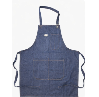 Gabacha Chef Larga Cowboy Azul