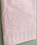 Toalla Estrellas-Lunas Baño Rosado Palido A
