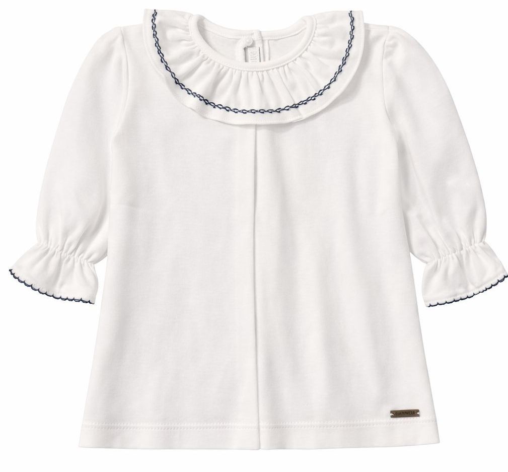 Polera Sara Bord Azul