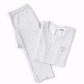 Pijama Niña Rayas Gris