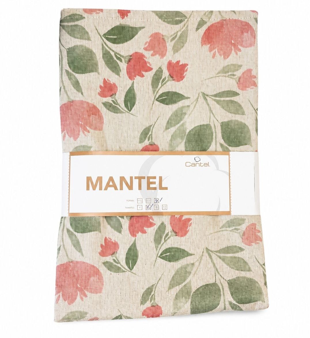 Mantel Rectangular Flores