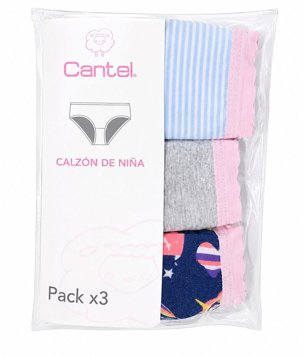 Set de 3 Calzones Niña