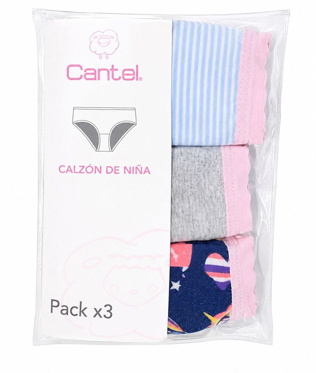 Set de 3 Calzones Niña