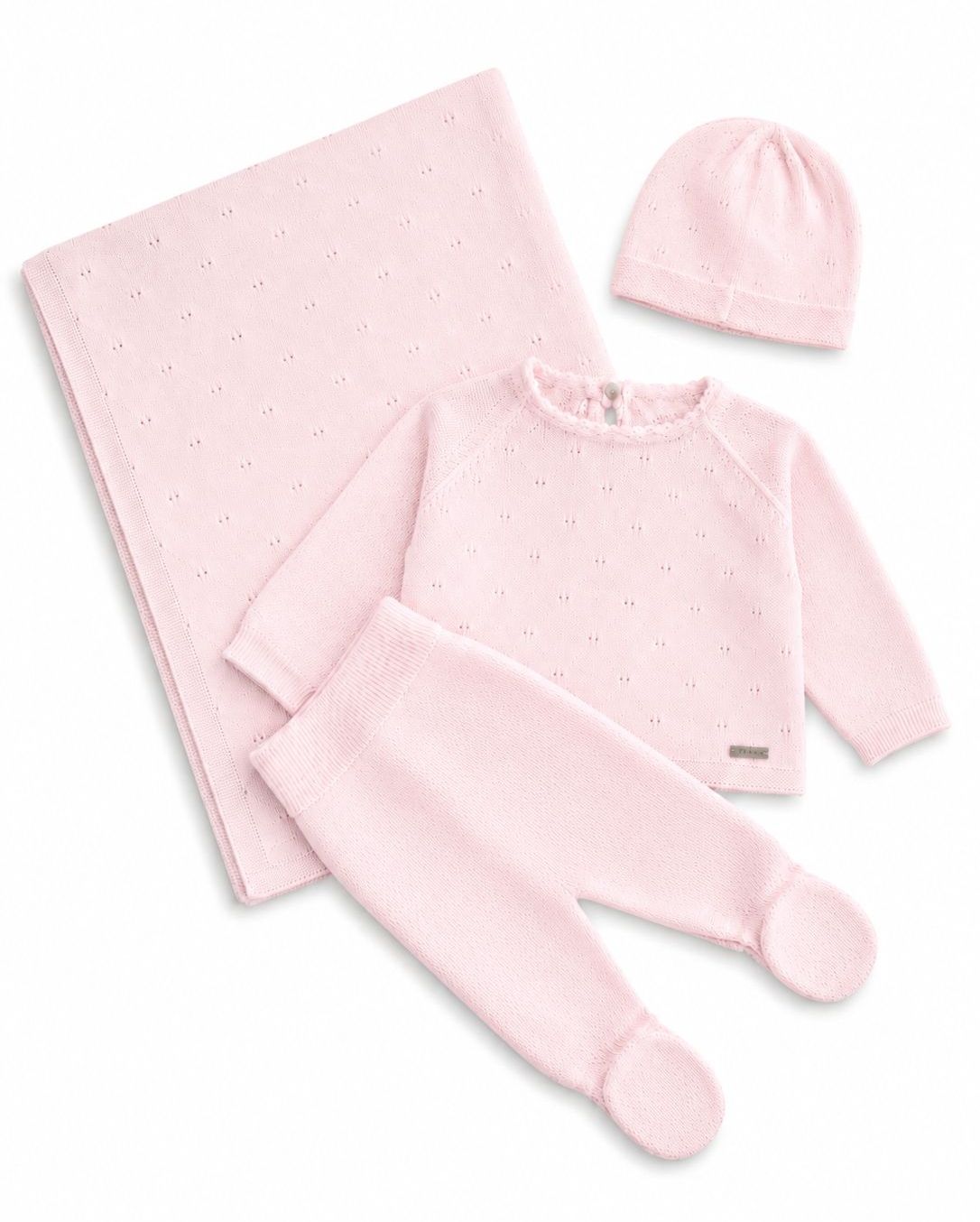 Conjunto Ternura Rosa 4pzas