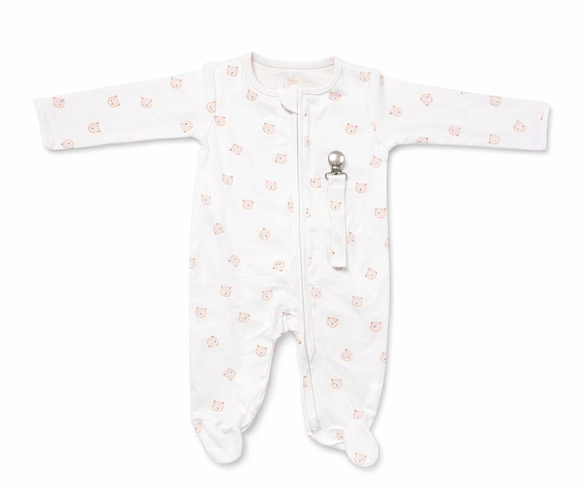 Enterizo para Bebe Osos Rosa
