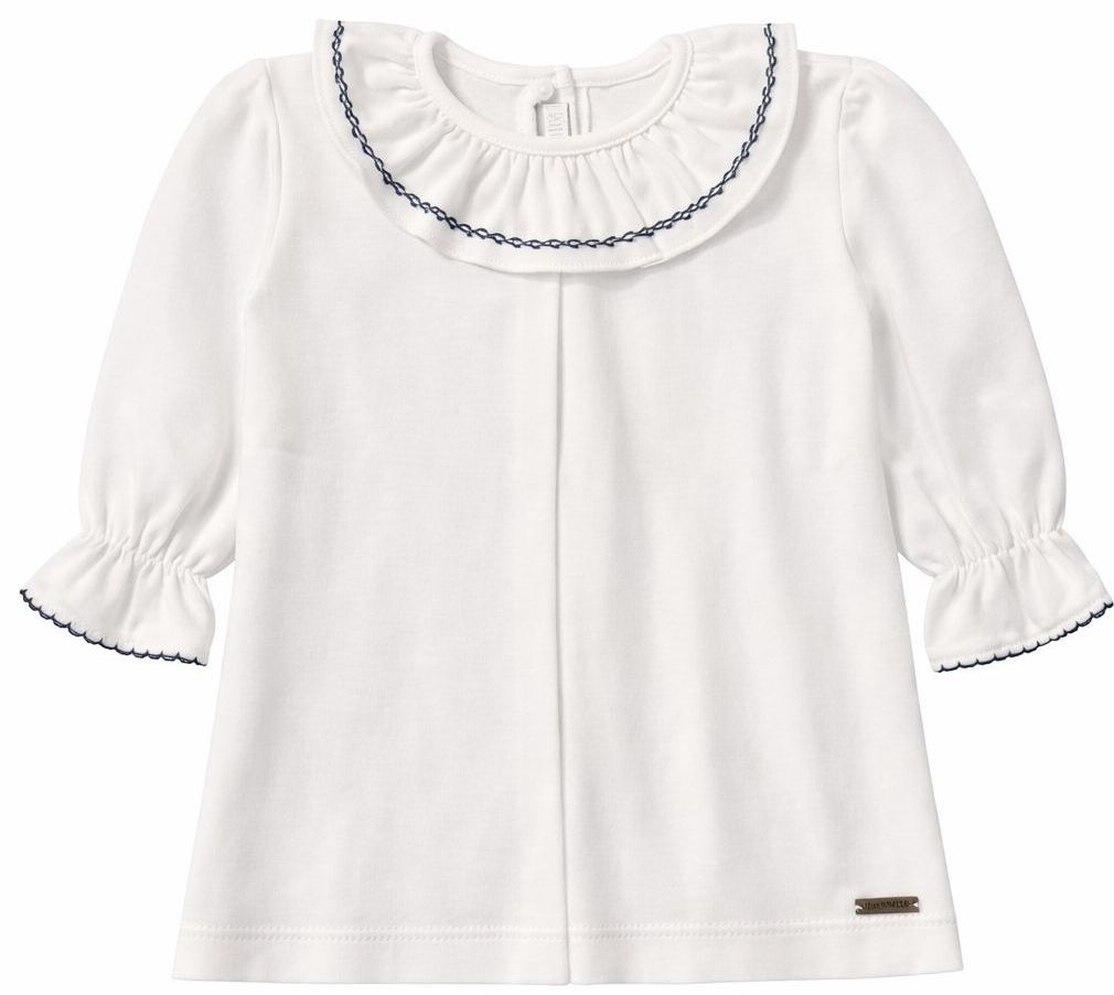 Polera Sara Bord Azul