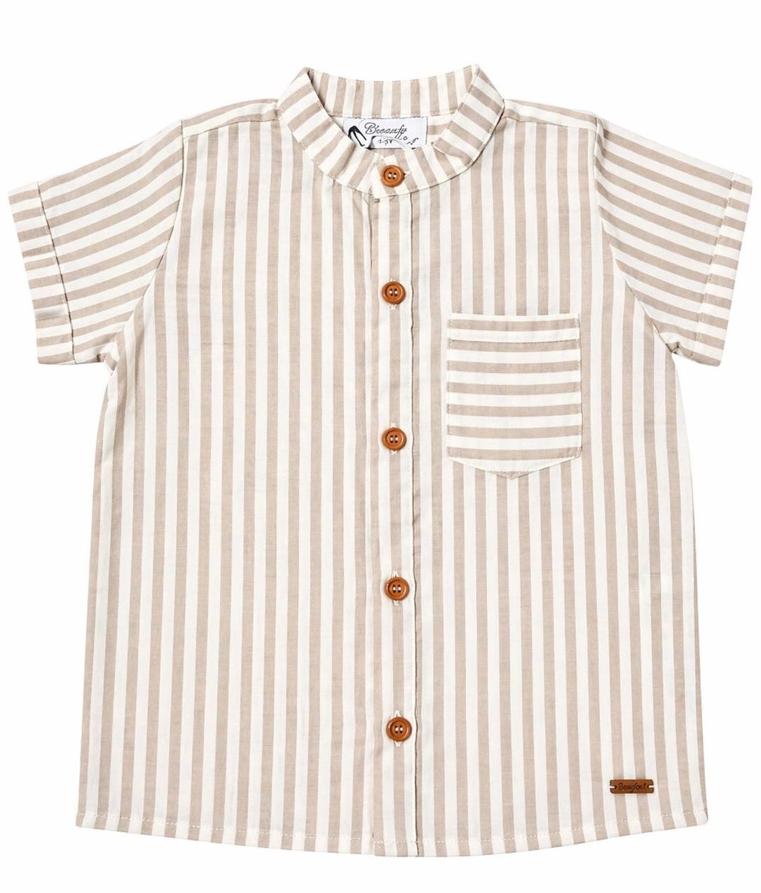 Camisa Daniel Rayas Beige