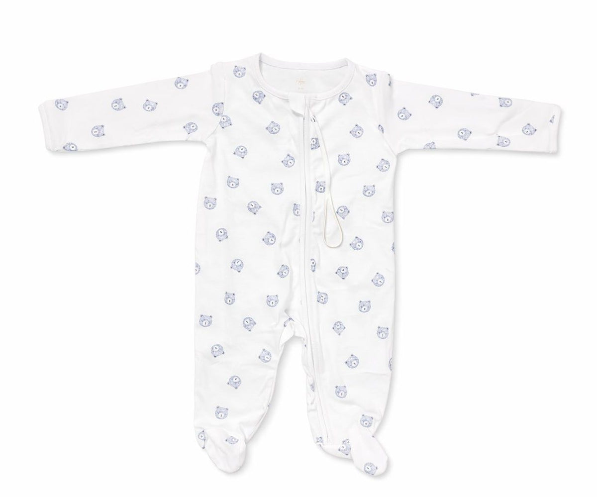Enterizo Bebe Osos Celeste