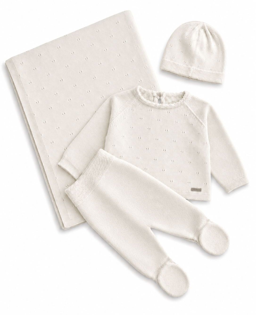 Conjunto Ternura Perla 4pzas