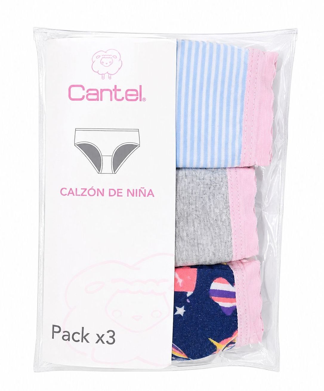 Set de 3 Calzones Niña