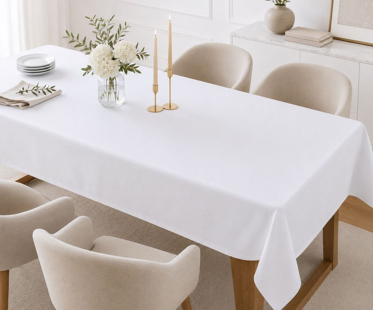 Mantel Rectangular Blanco