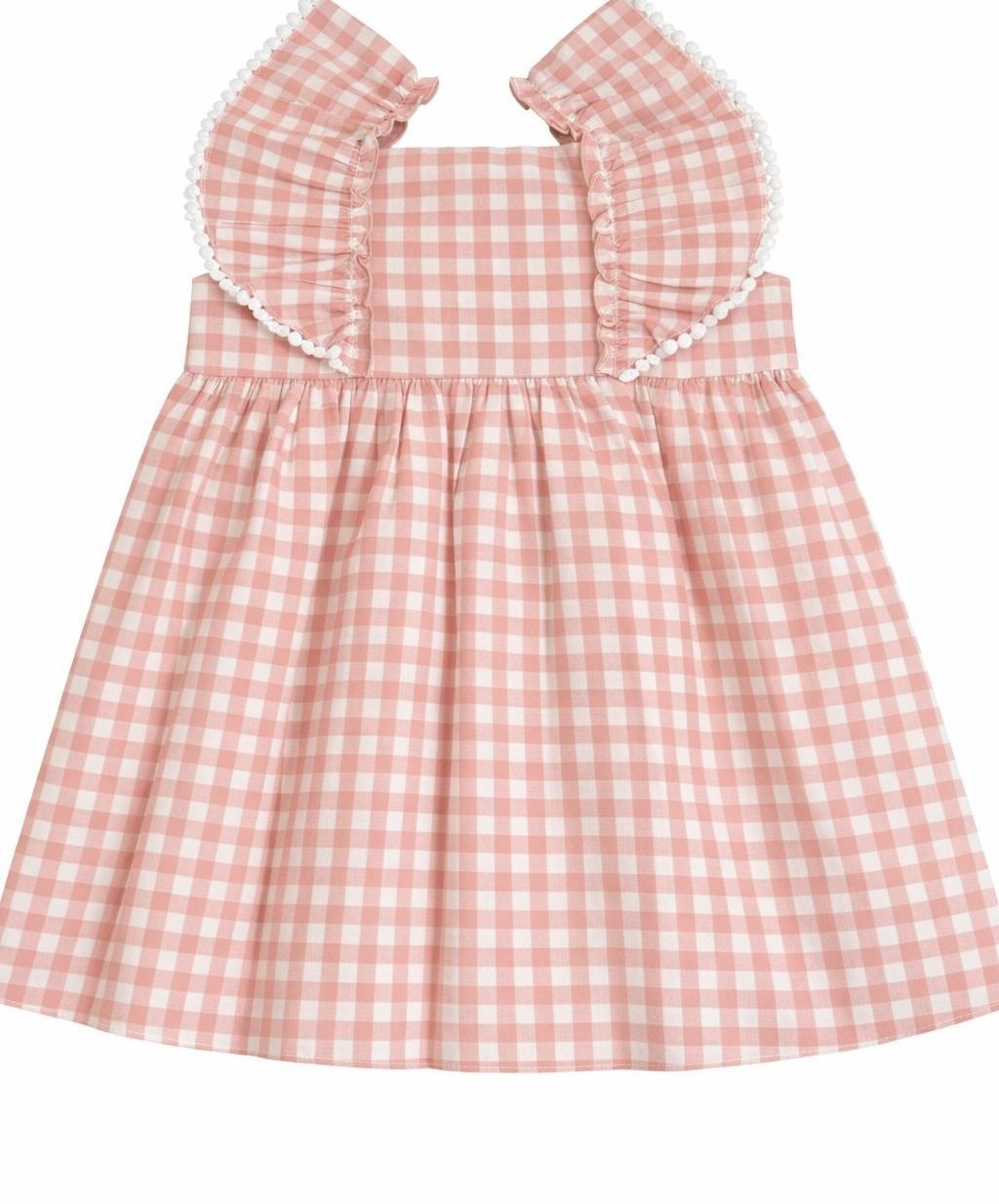 Vestido Picnic Cuadro Rosa