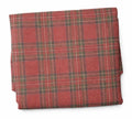 Mantel Rectangular Cuadros Rojo Verde