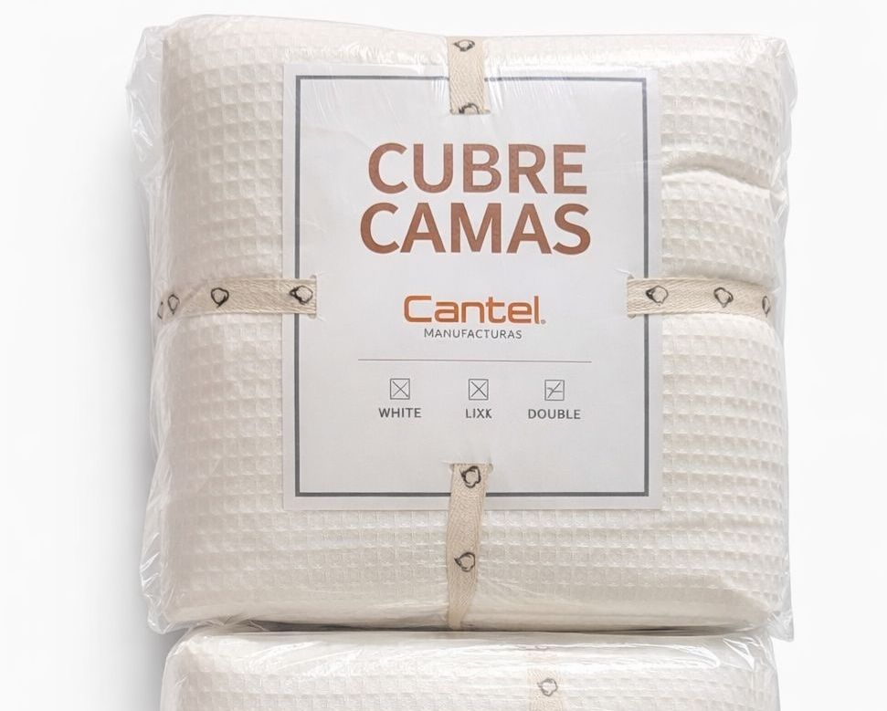 Cubrecama Waffle Natural