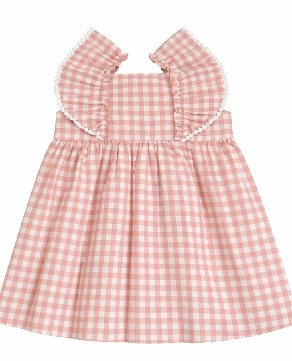 Vestido Picnic Cuadro Rosa
