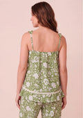 Pijama para Dama Tiras y Bobos Flores Verde