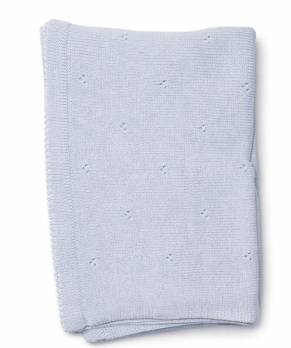 Swaddle para Bebé Celeste Orilla Triangular