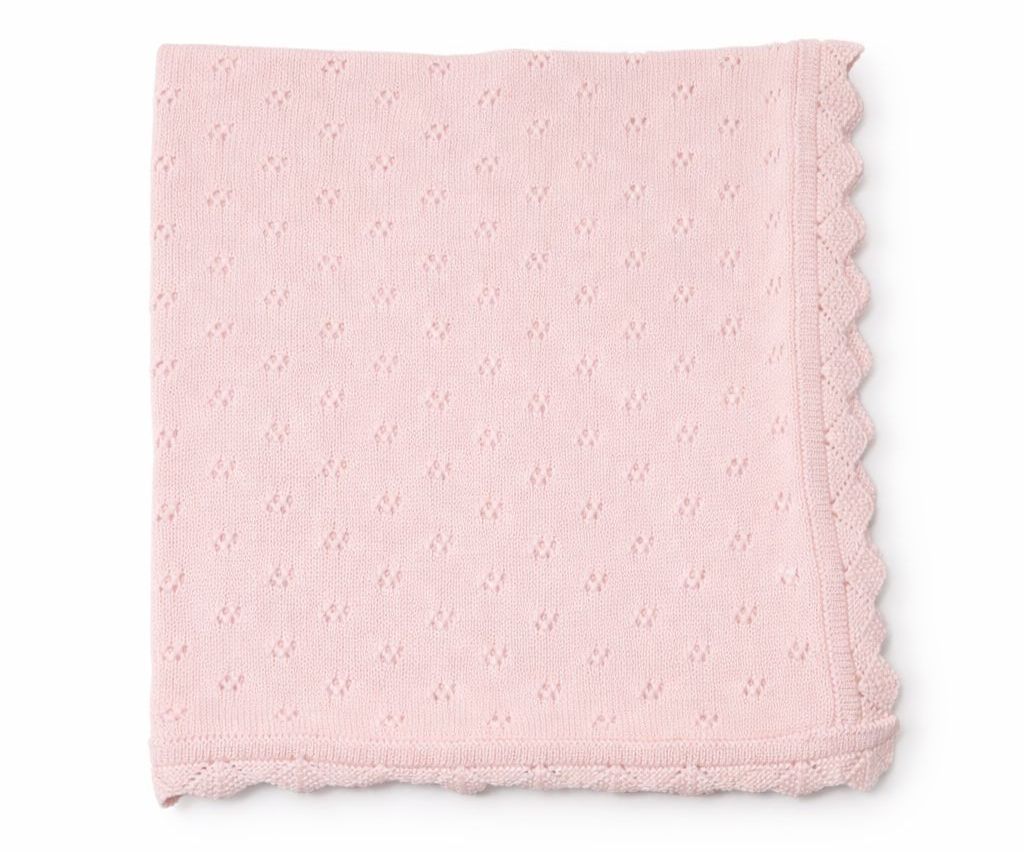 Swaddle para Bebé Rosa Orilla Rombos
