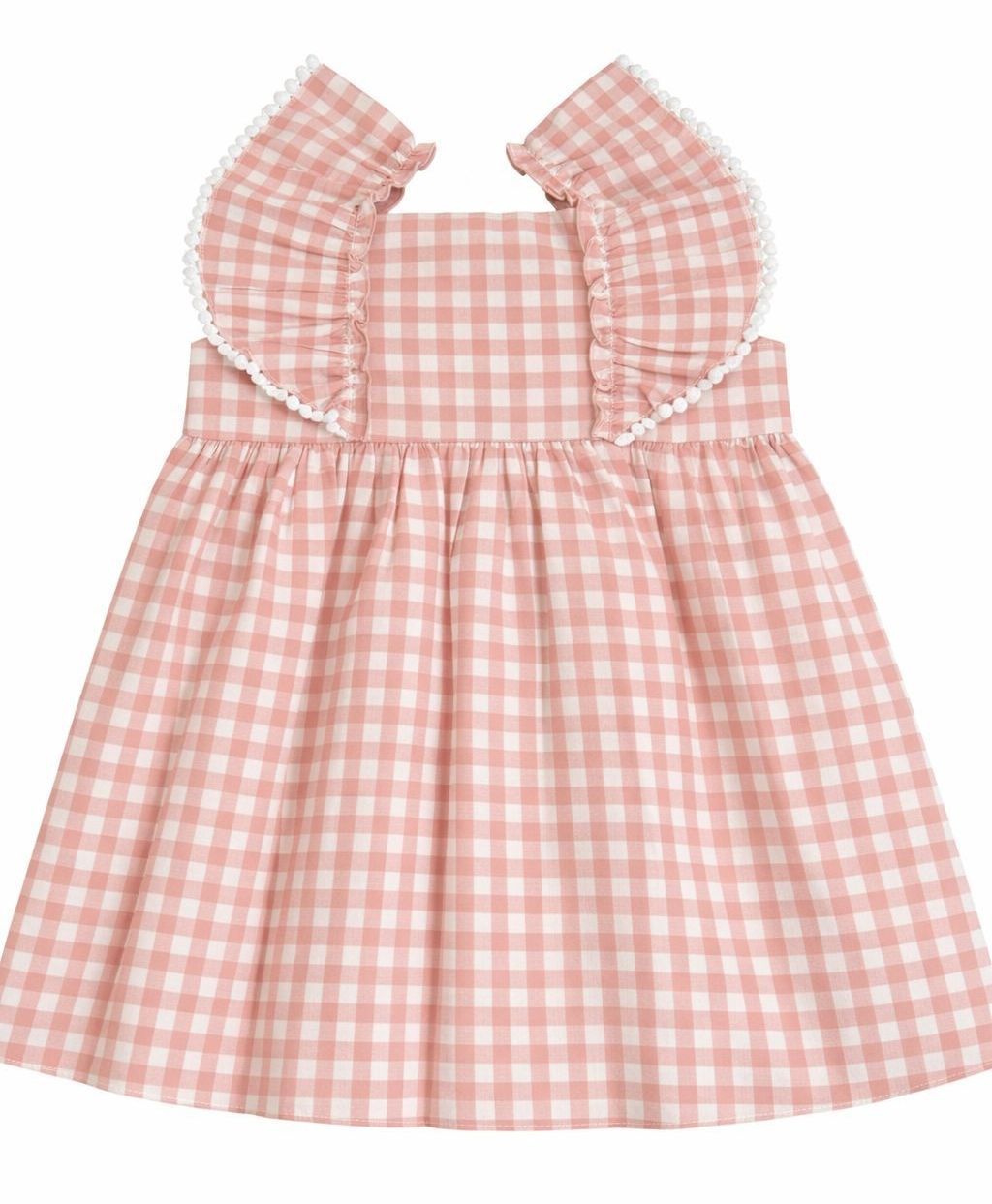 Vestido Picnic Cuadro Rosa