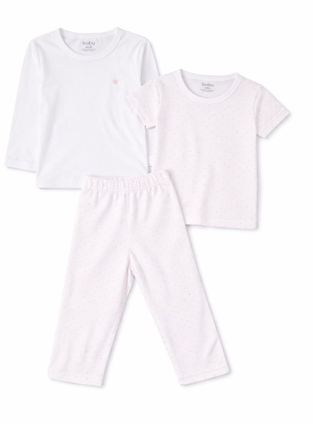 Pijama para Bebé Puntos Rosas