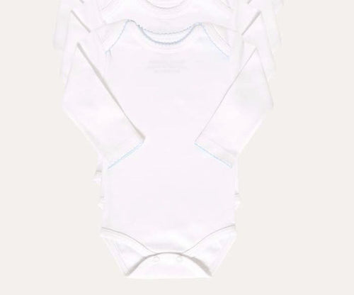 Body Cuello Americano Celeste ML