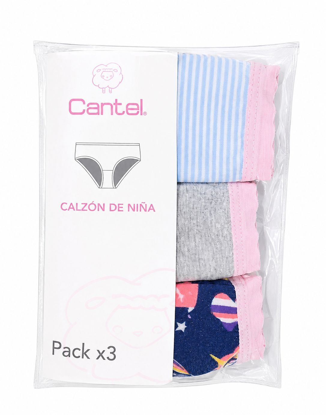 Set de 3 Calzones Niña