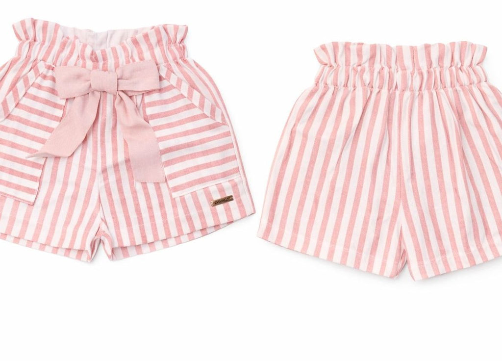 Short Didi Rayas Rosa Viejo